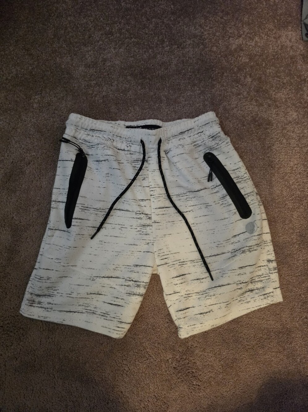 Brooklyn Athletics Jogger Shorts White Mens Small